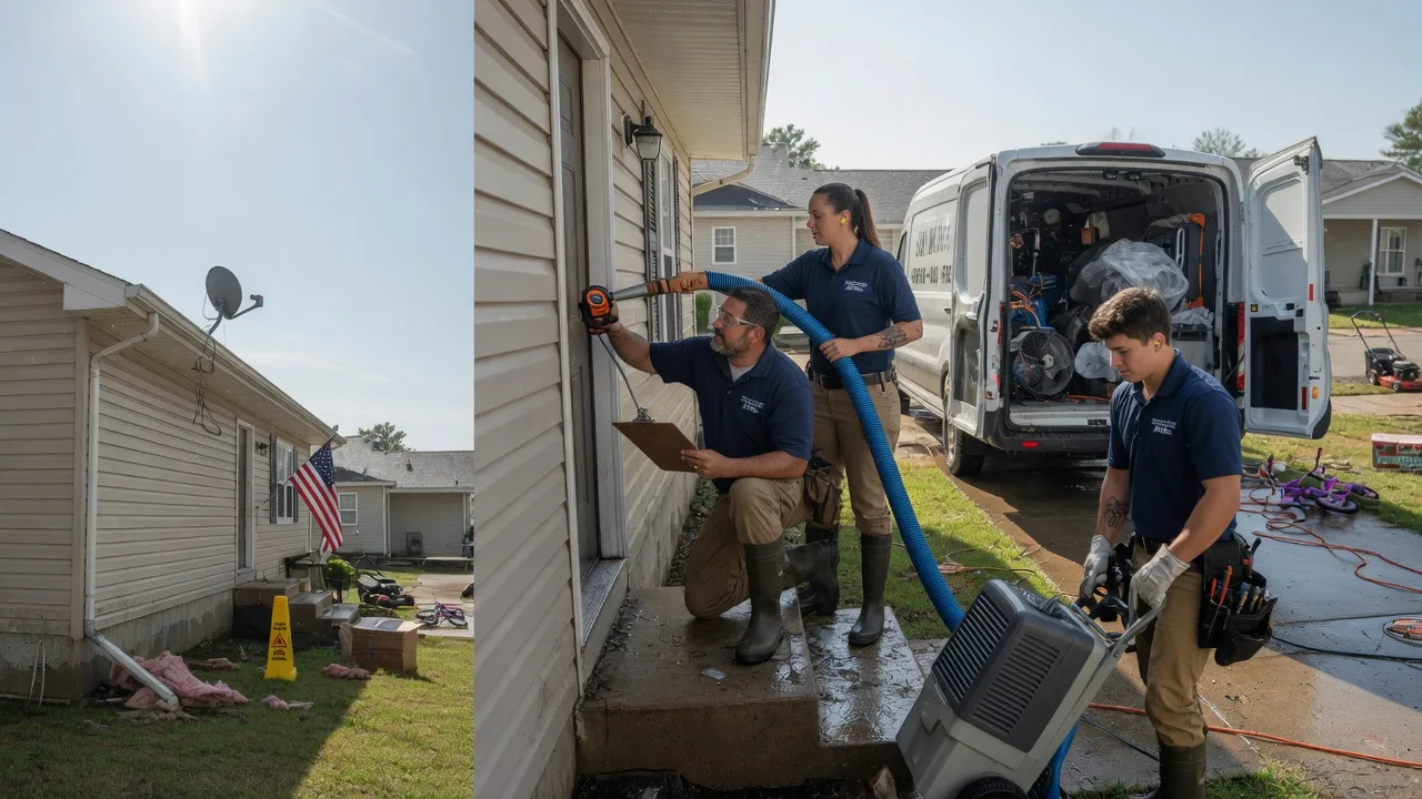 Ceiling Water Damage Restoration in Sedalia, OH near me